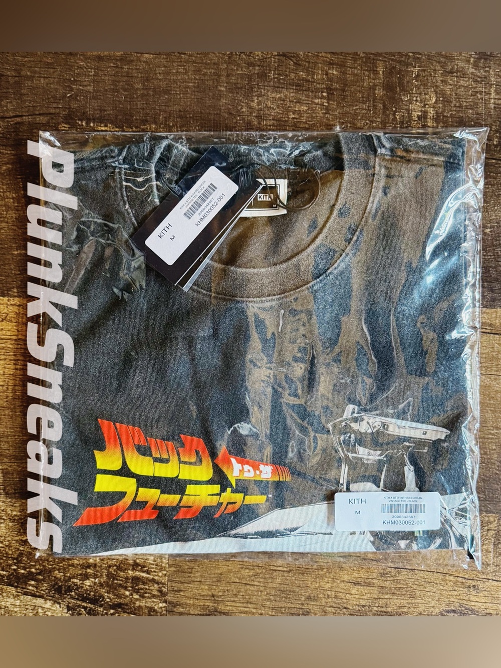 Kith for Back to the Future DeLorean Vintage Tee • Black  • 2026